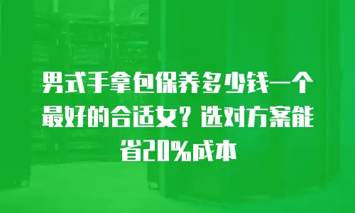 男式手拿包保养多少钱一个最好的合适女？选对方案能省20%成本