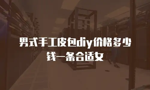 男式手工皮包diy价格多少钱一条合适女
