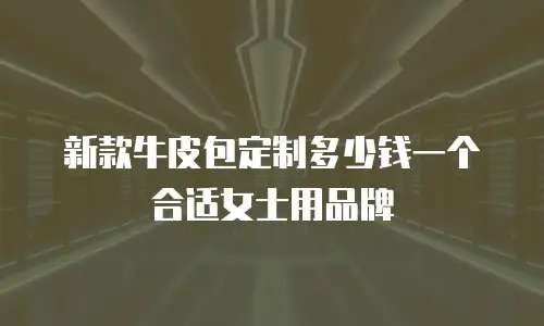 新款牛皮包定制多少钱一个合适女士用品牌