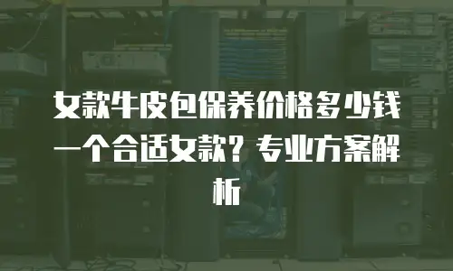 女款牛皮包保养价格多少钱一个合适女款？专业方案解析