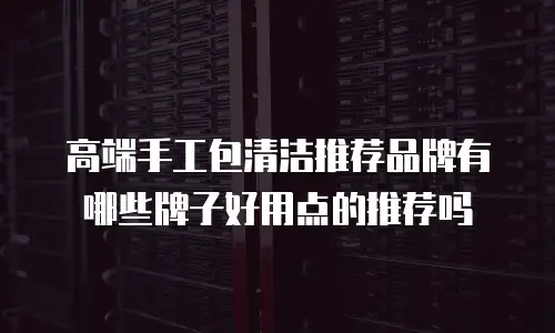 高端手工包清洁推荐品牌有哪些牌子好用点的推荐吗
