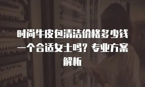 时尚牛皮包清洁价格多少钱一个合适女士吗？专业方案解析