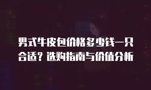 男式牛皮包价格多少钱一只合适？选购指南与价值分析