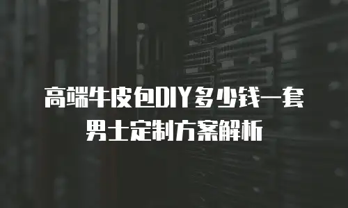 高端牛皮包DIY多少钱一套男士定制方案解析