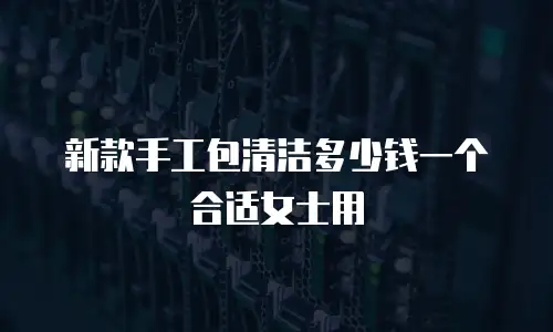 新款手工包清洁多少钱一个合适女士用