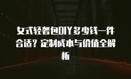女式轻奢包DIY多少钱一件合适？定制成本与价值全解析