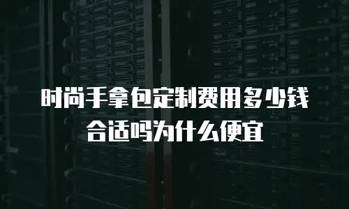 时尚手拿包定制费用多少钱合适吗为什么便宜