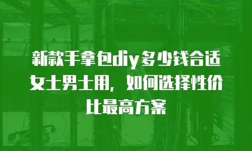 新款手拿包diy多少钱合适女士男士用，如何选择性价比最高方案