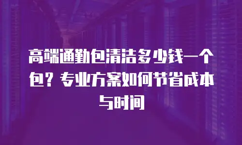 高端通勤包清洁多少钱一个包？专业方案如何节省成本与时间