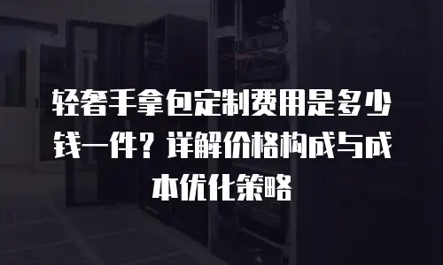 轻奢手拿包定制费用是多少钱一件？详解价格构成与成本优化策略