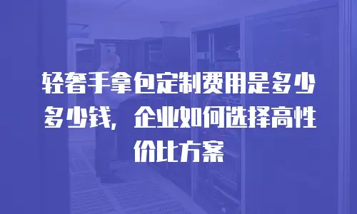 轻奢手拿包定制费用是多少多少钱，企业如何选择高性价比方案