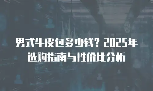 男式牛皮包多少钱？2025年选购指南与性价比分析