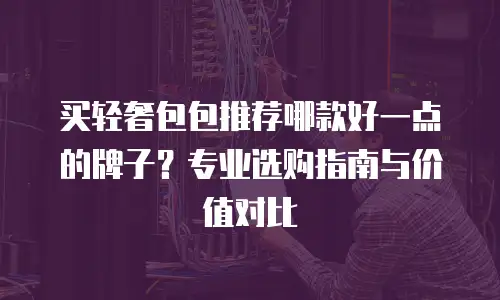 买轻奢包包推荐哪款好一点的牌子？专业选购指南与价值对比