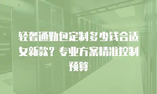 轻奢通勤包定制多少钱合适女新款？专业方案精准控制预算
