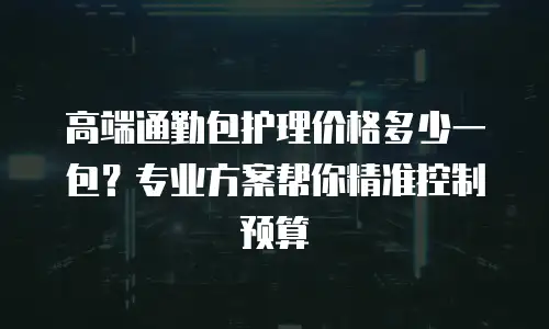 高端通勤包护理价格多少一包？专业方案帮你精准控制预算