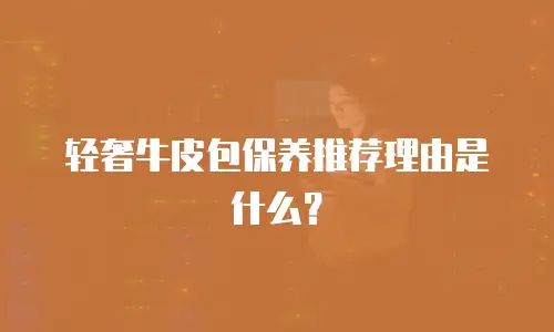 轻奢牛皮包保养推荐理由是什么？
