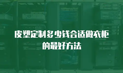 皮塑定制多少钱合适做衣柜的最好方法