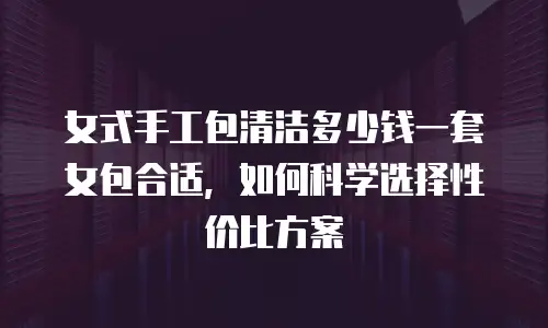 女式手工包清洁多少钱一套女包合适，如何科学选择性价比方案