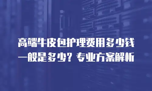 高端牛皮包护理费用多少钱一般是多少？专业方案解析