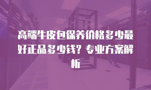 高端牛皮包保养价格多少最好正品多少钱？专业方案解析