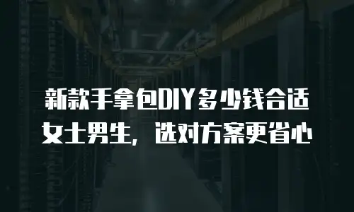 新款手拿包DIY多少钱合适女士男生，选对方案更省心