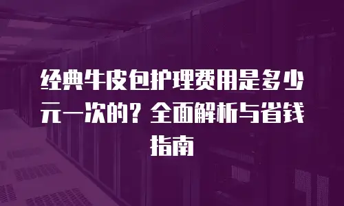经典牛皮包护理费用是多少元一次的？全面解析与省钱指南