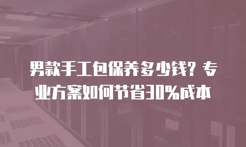 男款手工包保养多少钱？专业方案如何节省30%成本