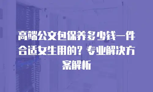 高端公文包保养多少钱一件合适女生用的？专业解决方案解析
