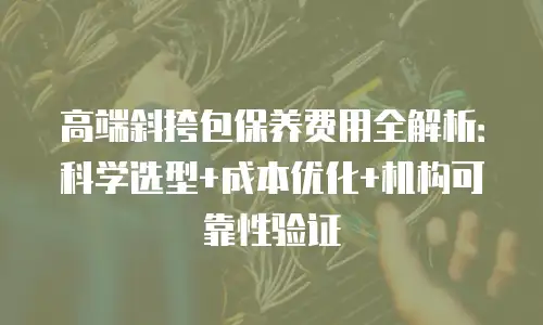 高端斜挎包保养费用全解析：科学选型+成本优化+机构可靠性验证