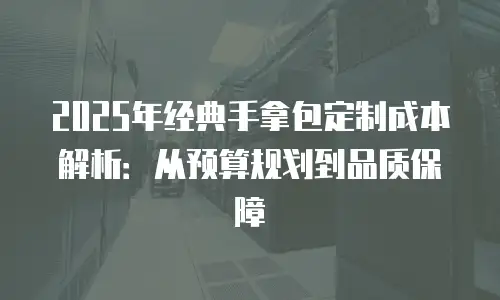 2025年经典手拿包定制成本解析：从预算规划到品质保障