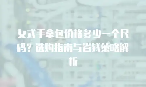 女式手拿包价格多少一个尺码？选购指南与省钱策略解析