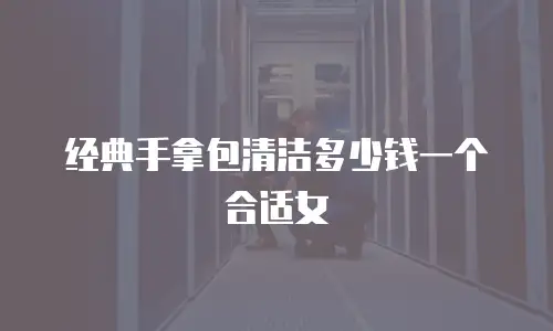 经典手拿包清洁多少钱一个合适女