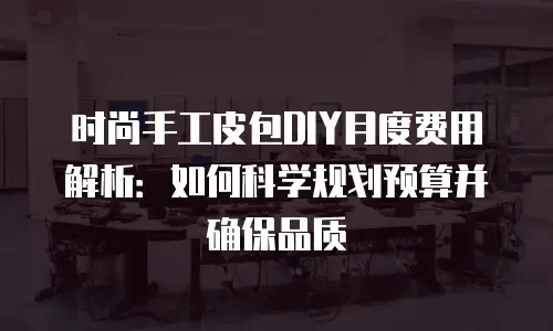 时尚手工皮包DIY月度费用解析：如何科学规划预算并确保品质