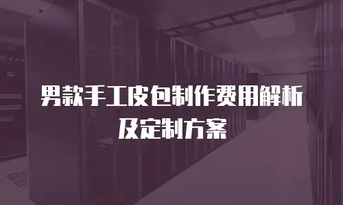 男款手工皮包制作费用解析及定制方案