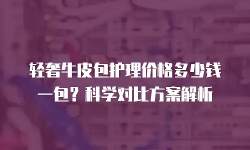 轻奢牛皮包护理价格多少钱一包？科学对比方案解析