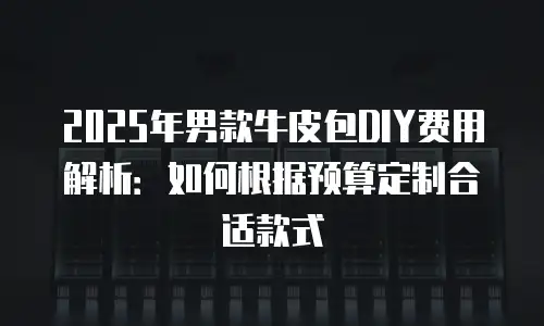 2025年男款牛皮包DIY费用解析：如何根据预算定制合适款式