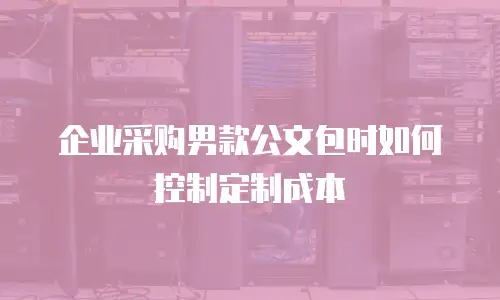 企业采购男款公文包时如何控制定制成本