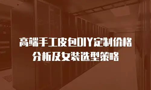 高端手工皮包DIY定制价格分析及女装选型策略
