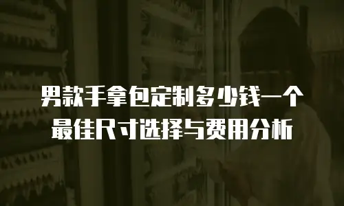 男款手拿包定制多少钱一个 最佳尺寸选择与费用分析