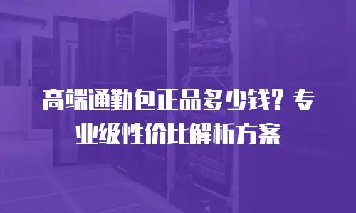 高端通勤包正品多少钱？专业级性价比解析方案
