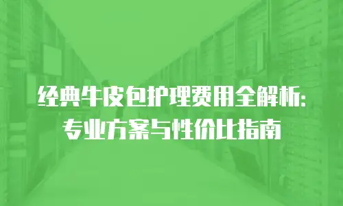 经典牛皮包护理费用全解析：专业方案与性价比指南