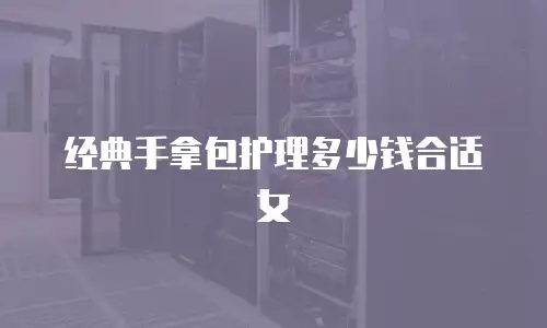 经典手拿包护理多少钱合适女