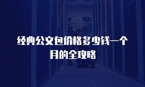 经典公文包价格多少钱一个月的全攻略