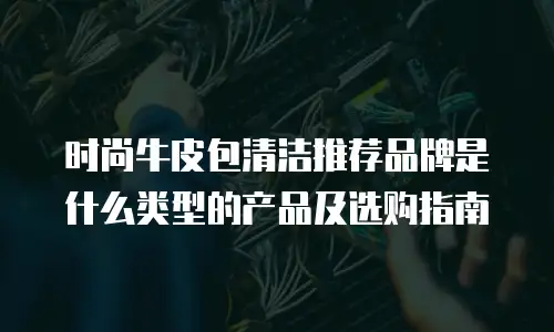 时尚牛皮包清洁推荐品牌是什么类型的产品及选购指南