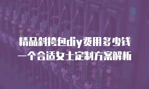精品斜挎包diy费用多少钱一个合适女士定制方案解析