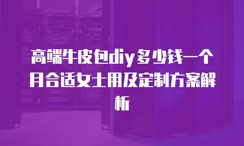 高端牛皮包diy多少钱一个月合适女士用及定制方案解析