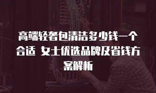 高端轻奢包清洁多少钱一个合适 女士优选品牌及省钱方案解析
