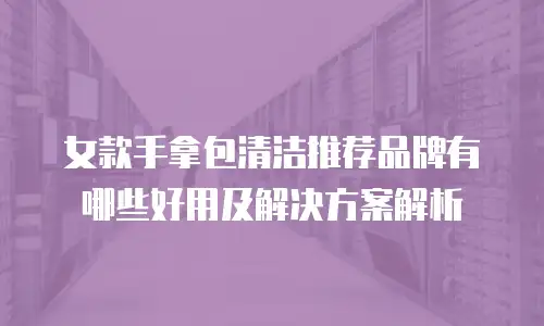 女款手拿包清洁推荐品牌有哪些好用及解决方案解析