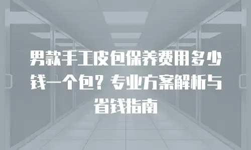 男款手工皮包保养费用多少钱一个包？专业方案解析与省钱指南