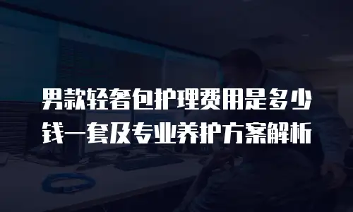 男款轻奢包护理费用是多少钱一套及专业养护方案解析